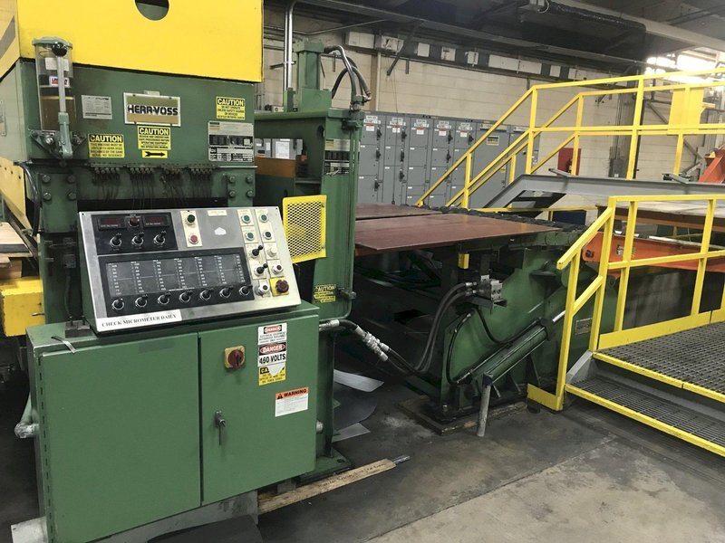 60" X .105" X 40,000 LB HERR VOSS HIGH SPEED CUT TO LENGTH LINE : YOBRO 26152