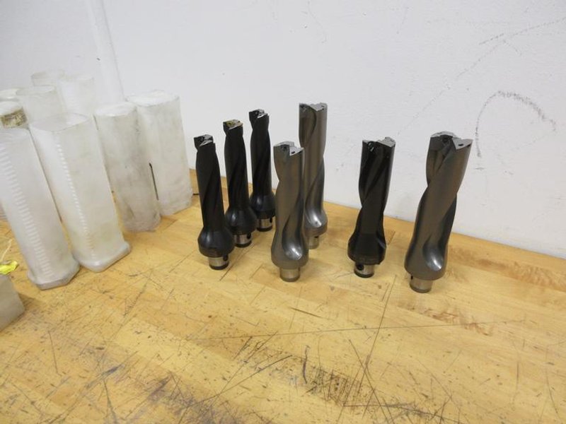 Komet ABS50 KUB Trigon Inserted Drill Bodies (7pcs), Diameters 1.187" - 1.687" ***New Unused***- Auction Item