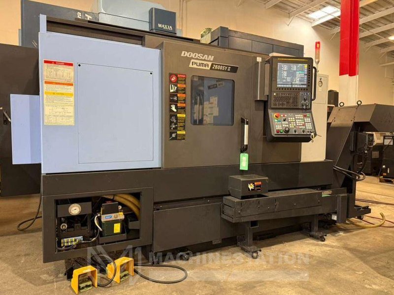 Doosan Puma 2600SYII CNC Lathe – 2021 C Axis Live Tooling, Sub Spindle, Y Axis