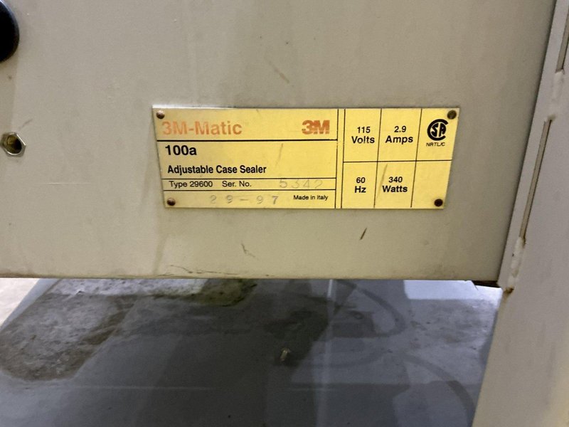 3M-MATIC MODEL #100A ADJUSTABLE CASE SEALER : YOBRO 25857