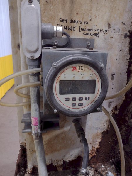1500 CFM WARD-DEVANSCO MODEL #DV-18015 WET TYPE DUST COLLECTOR: STOCK #18631