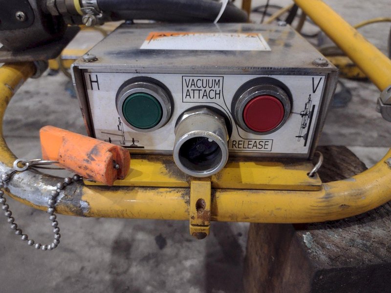 250 LBS X 2007 ANVER MODEL #ATL25M2-60MROT ELECTRIC POWERED VACUUM SHEET LIFTER: STOCK #21303