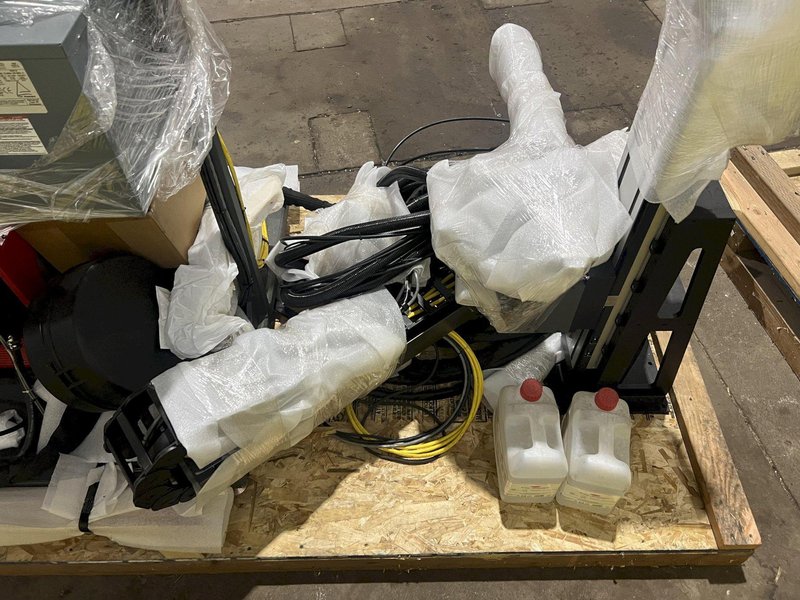 FRONIUS TRANSPULS AUTOMATED WELDING SYSTEM WITH AMET XM CONTROLS, NEW ON SKID: STOCK #23303