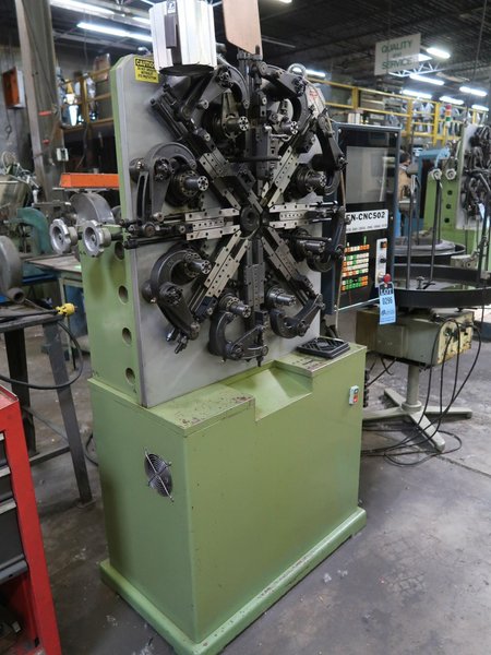 EN-CNC-502 ELECTRICAL CNC SPRING FORMING MACHINE: STOCK #10773