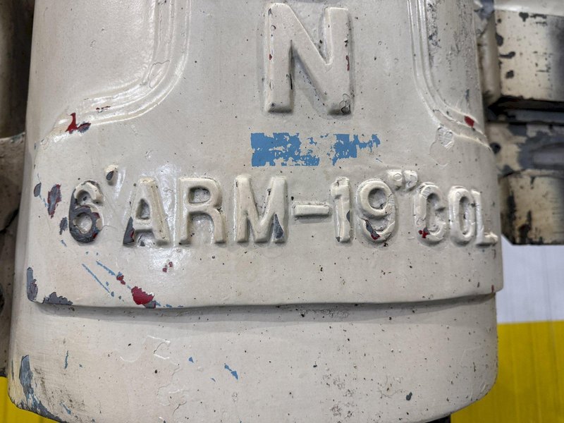 6&#039; X 19&quot; CARLTON MODEL #4A RADIAL DRILL: STOCK 15025