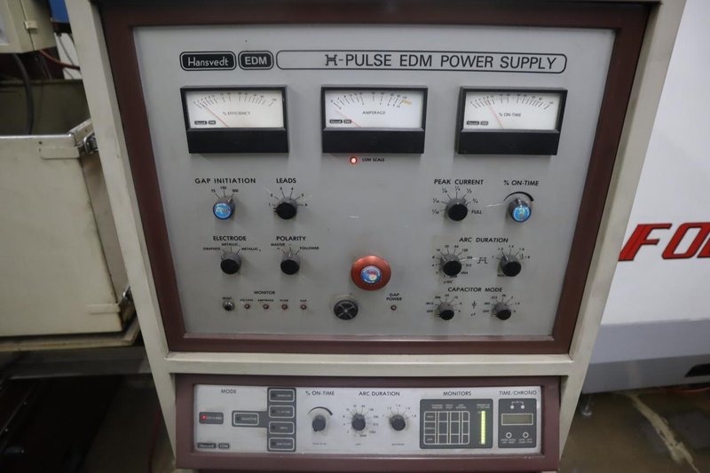 Hansvedt Master Manual Sinker EDM, H-Pulse Power Supply, Anilam DRO- Auction Item