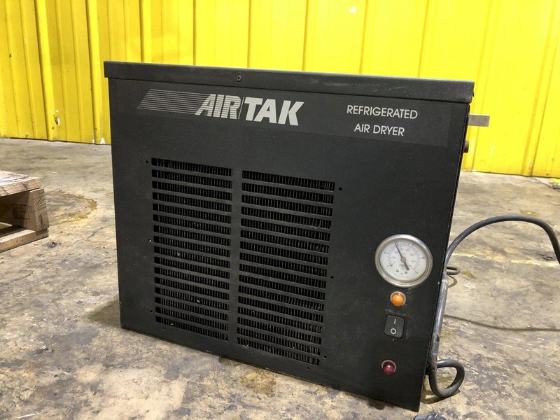 7.5 HP DEVAIR MODEL #TASV-5052-S 175 PSI VERTICAL AIR COMPRESSOR WITH AIR TAK 20 SCFM AIR DRYER: STOCK 16096