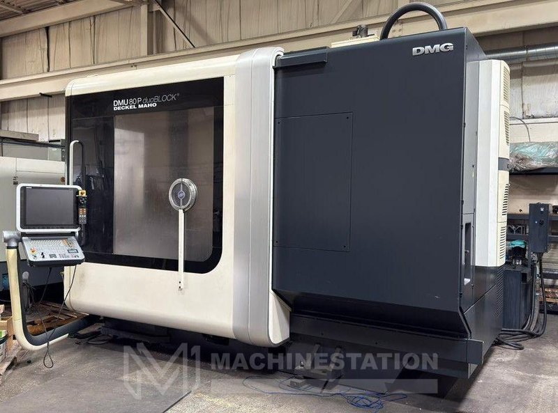 DMG DMU 80P duoBLOCK 5 Axis CNC Universal Machining Center – 18,000 RPM Mill