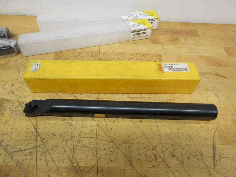 Kennametal/Sandvik 1.25"  x 14" Top Notching Inserted Boring Bars, (3) Kennametal A20-NER3, (1) Sandvik SI-CTLHOR-10143- Auction Item