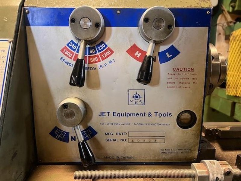 13&quot; x 40&quot; Jet Manual Lathe Model 1340
