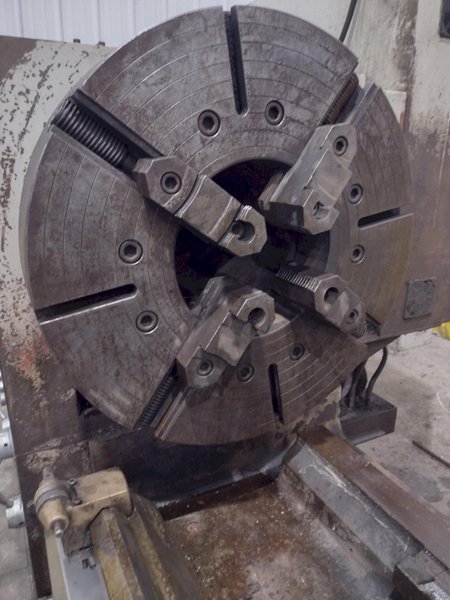 35" x 120" WILLIS MODEL #PK35 HOLLOW SPINDLE ENGINE LATHE 10" HOLE: YOBRO #24547