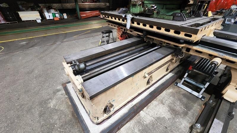 5" GIDDINGS &amp; LEWIS 350-T TABLE TYPE HORIZONTAL BORING MILL