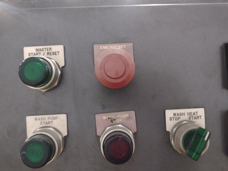 24&quot; HURRICANE MODEL 250 2 STAGE ROTARY DRUM ELECTRIC HEAT STAINLESS STEEL PARTS WASHER: STOCK #13539