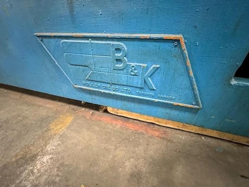 10-STAND X 3&quot; X 39&quot; B&amp;K ROLLFORMER. STOCK # 0900224.