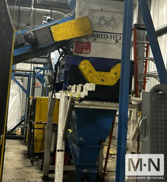 SHRED-TECH MODEL STQ-50E 4 SHAFT SHREDDER MFG 2015