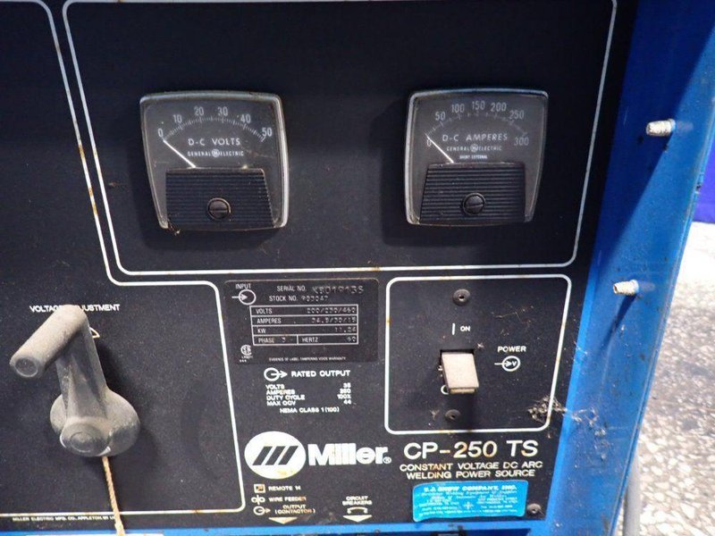 MILLER 250 AMPS WELDING POWER SOURCE  -  CP-250 TS