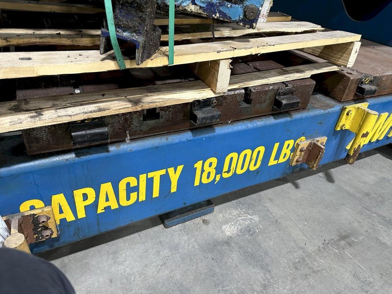 18,000 LB ALLEGHENY DS-180-96-48 ROTATING DIE HANDLER SEPARATOR. STOCK # 0310723