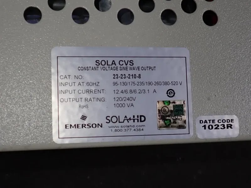 EMERSON VOLTAGE REGULATOR  -  23-23-210-8