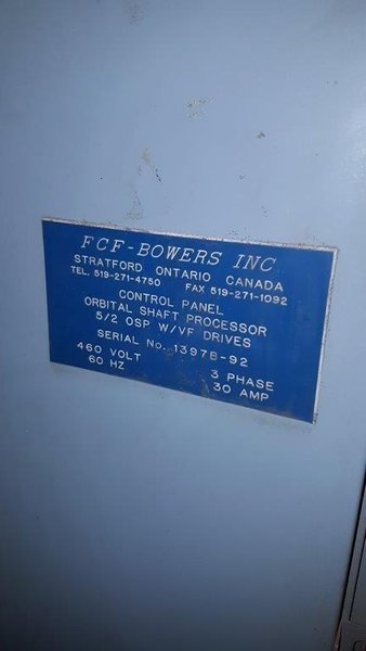 BOWERS MODEL 5/2 OSP ORBITAL SHAFT PROCESSOR MIXER: STOCK #10003