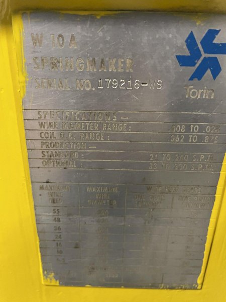 Torin Model W10A Springmaker