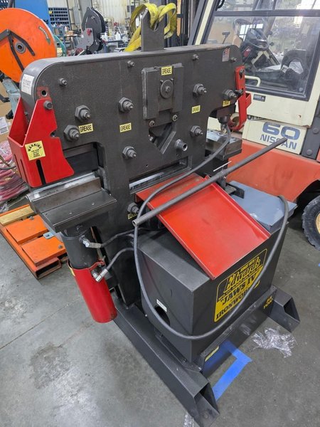 55 Ton Edwards Jaws IV Hydraulic Ironworker-Press Brake Attachment, Tooling Included