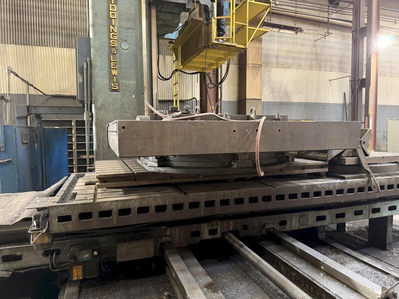 6" GIDDINGS &amp; LEWIS 70-H6-QT TABLE TYPE HORIZONTAL BORING MILL. STOCK #0547926