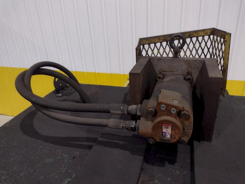 6,000 LBS AMERICAN MODEL #1000 MOTORIZED COIL REEL UNCOILER &amp; COIL CAR: STOCK #21322