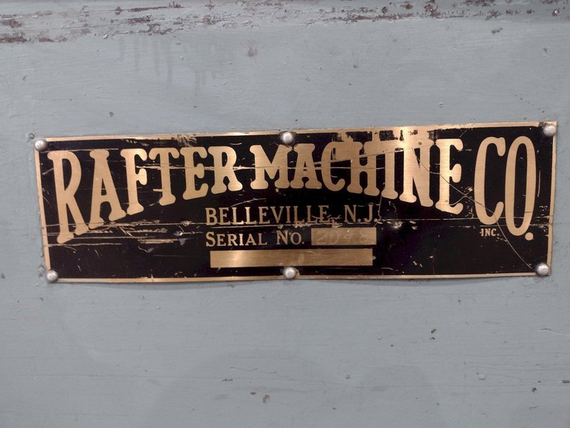 12 STAND X 2&quot; ARBOR X 14&quot; ROLLSPACE RAFTER ROLLFORMER: STOCK #23468