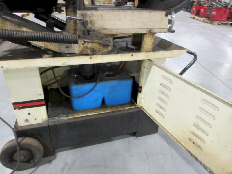 Jet HVBS-710S 7x10-1/2 in. Mitering Horizontal/Vertical Bandsaw, on Portable Steel Base, - Auction Item