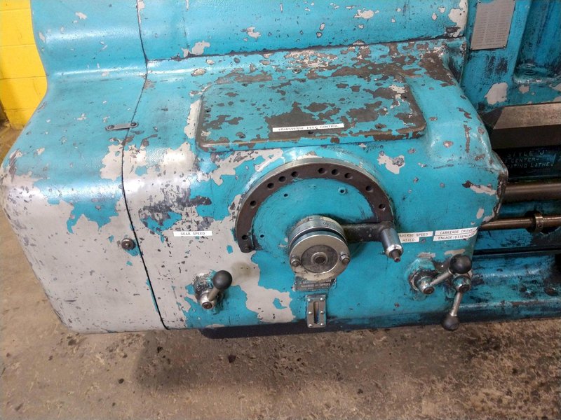 46" X 72" AMERICAN PACEMAKER HEAVY DUTY ENGINE LATHE, 3" HOLE: STOCK #14548