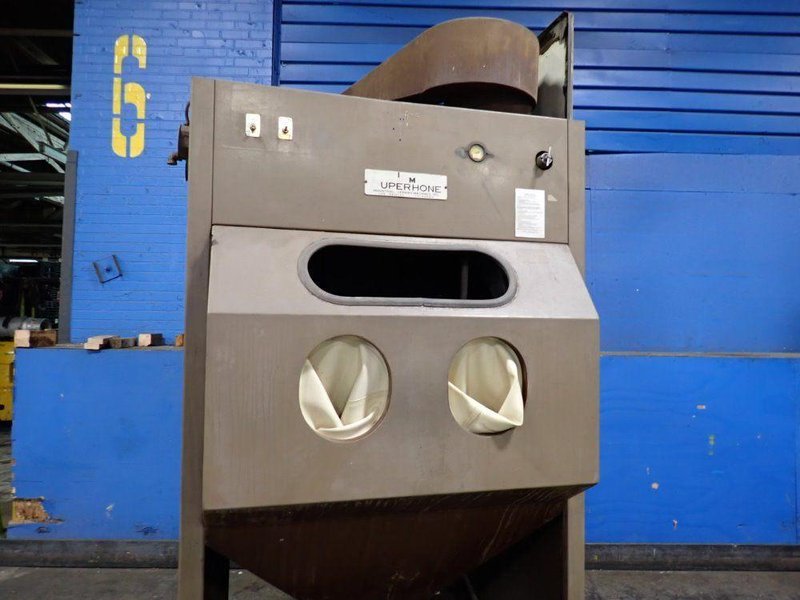 INDUSTRIAL CLEANING MACHINES INC 45" X 47" X 42" BLAST CABINET  -  4800 SUPER HONE