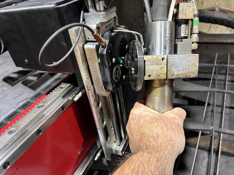 5′ x 10′ Lincoln Torchmate 5100 CNC Plasma Table, 2019 – 275 Amp HD Lincoln Electric Spirit II, Water Table