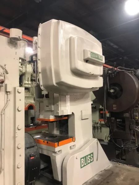 BLISS 75 TON OBI PRESS, S/N H67757, STOCK# 13850J