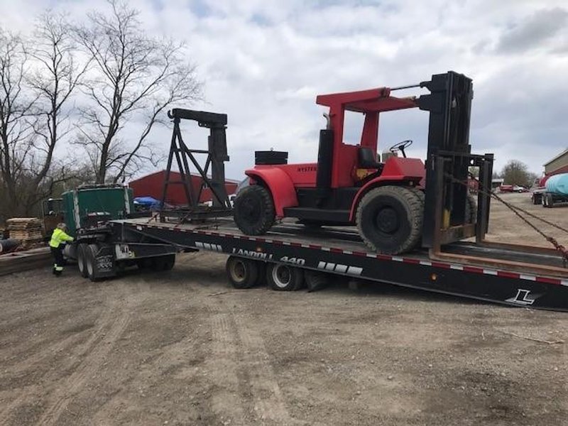 Hyster 300A Fork Lift With Rigging Boom stock #2826