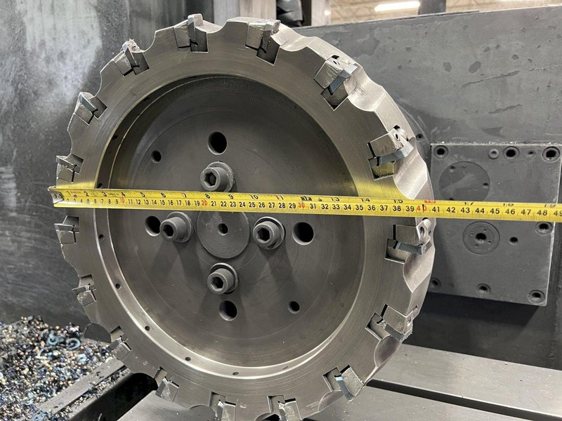 50 HP FRITZ WERNER  DOUBLE SIDED MODEL #FP7V2 HEAVY DUTY DUPLEX MILL/MILLING MACHINE. STOCK # 0309623