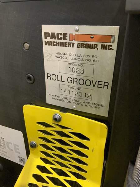 PACE MACHINERY MODEL 1023 PORTABLE ROLL GROOVER: STOCK #81267