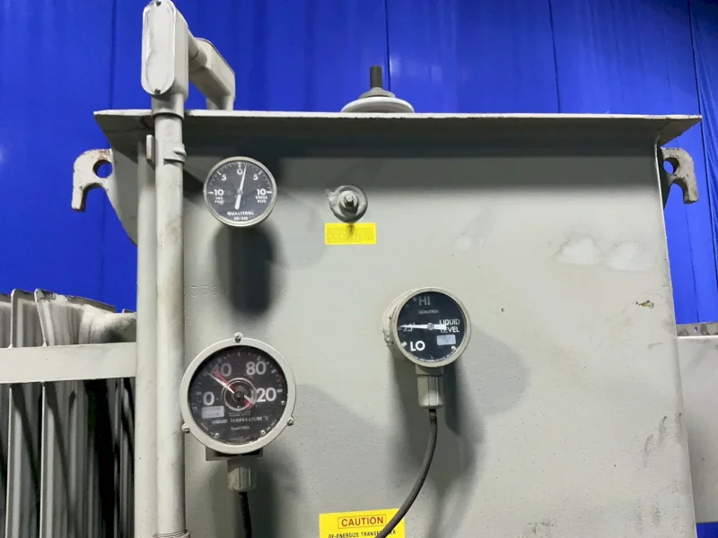 GENERAL ELECTRIC 8 PSI POSITIVE / 3 PSI NEGATIVE, 1630 KVA RECTIFIER DUTY TRANSFORMER
