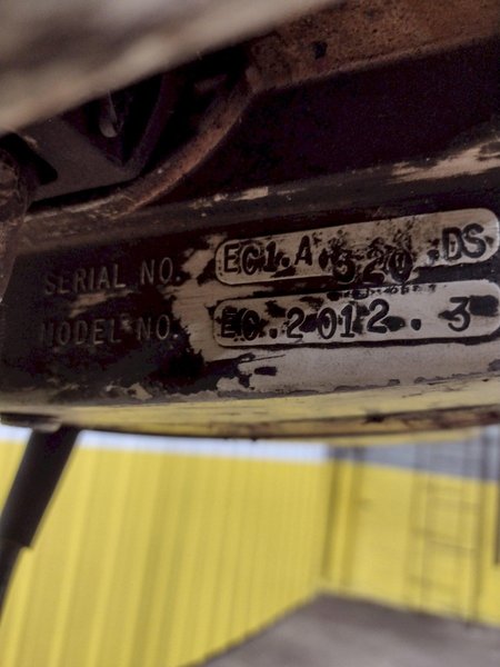 1-1/2 TON COFFING MODEL EC-2012.3 ELECTRIC CHAIN HOIST: STOCK 18706