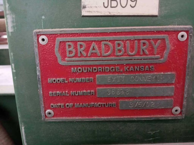 18 Stands 50.00" x 4.00" B &amp; K Rollforming Line STOCK# 4299