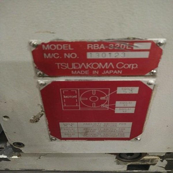 Tsudakoma RBA-320L 12.59″ 4th Axis Rotary Table