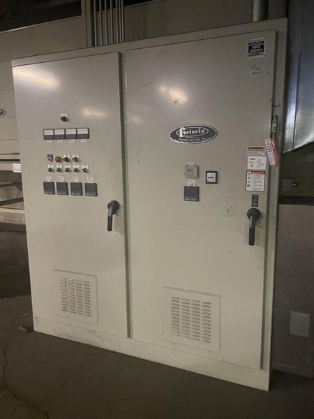 96&quot; FOSTORIA MODEL E0702 4-ZONE INFARED PASS THROUGH CURRING OVEN, LIKE NEW CONDITION: STOCK #15417