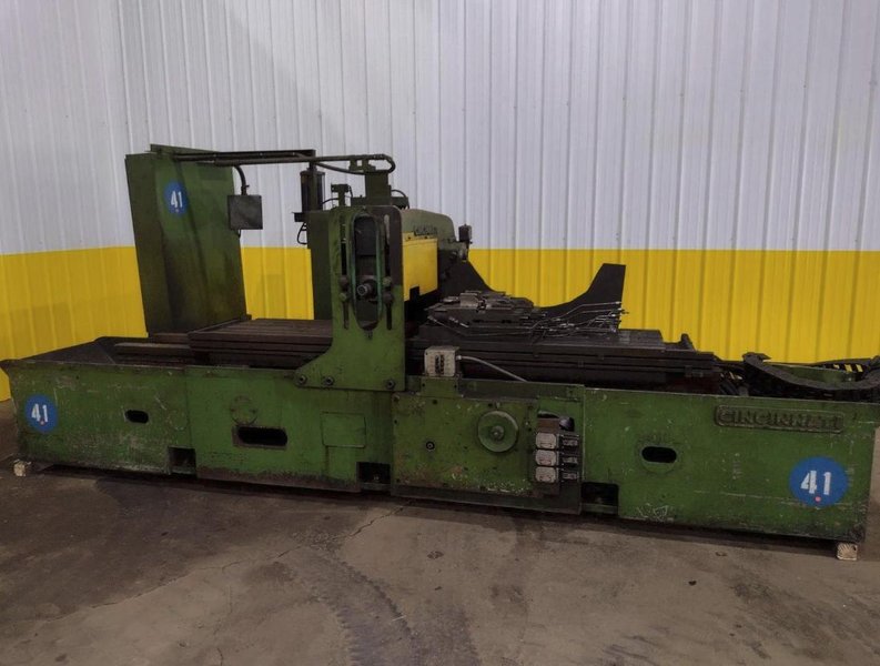 22" X 96" CINCINNATI HYPOWERMATIC HORIZONTAL SIMPLEX PRODUCTION MILL. STOCK # 0416421