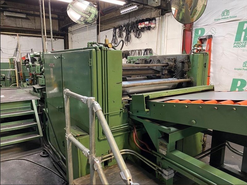 48" X 20,000 LBS RBI AUTOMATIC FEED DAHLSTROM CTL CUT TO LENGTH LINE ENTRY: STOCK #19768