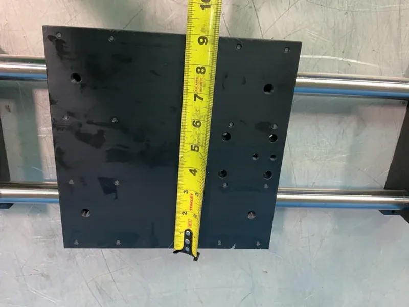THOMPSON INDUSTRIES 9” X 9” LINEAR MOTION PLATE   -  2AA16AXBL