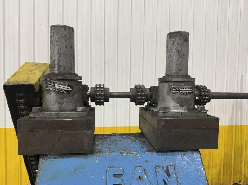 48" X 6" WEAN MOTORIZED SLITTER HEAD FOR SLITTING LINE. STOCK # 0435226