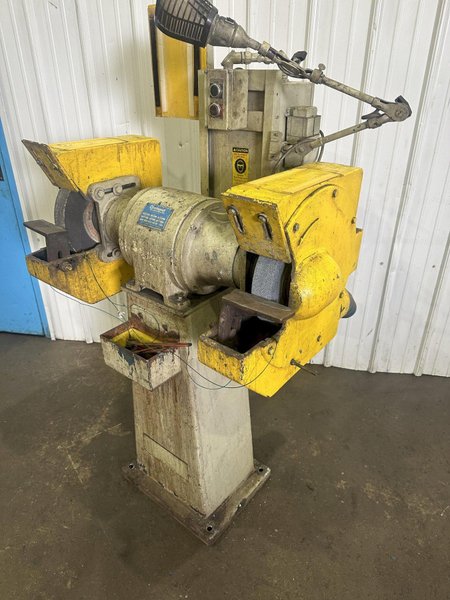 14&quot; CINCINNATI MODEL # SPL DOUBLE END PEDESTAL GRINDER: STOCK #78079