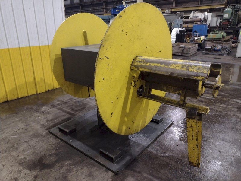 8,000 LBS X 24" COE MODEL #CPR-DE DOUBLE END PULL OFF COIL REEL UNCOILER: YOBRO #24985