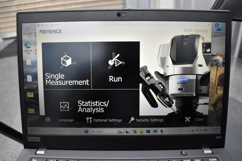 Keyence WM-3000 Wide Area Coordinate Measuring Machine, 2022 – Wireless Probe, Software Included, Recent Calibration