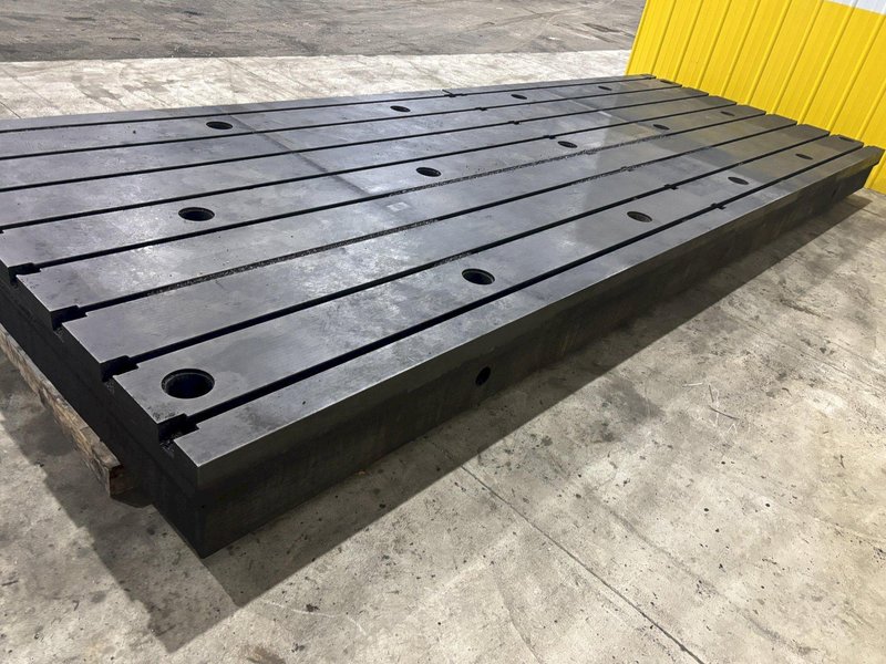 78&quot; X 216.5&quot; &#039; BAY CAST T-SLOTTED CAST LAYOUT FLOOR PLATE: STOCK  #22064