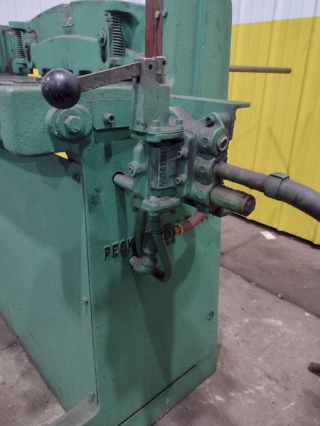 3' X 16 GAUGE PEXTO MODEL #137K PNEUMATIC POWERED SHEAR WITH BACK GAUGE: STOCK #21790